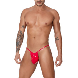 CandyMan String Effet Mouillé BENTEN Rouge
